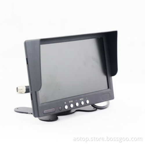 7" Car Rear-view LCD Panel, Remote Control, Multiple Language/OSD Menu/Sunshade Design/Speaker
